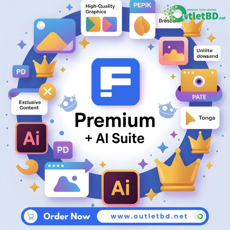 Freepik Premium with AI Suite Official Subscription