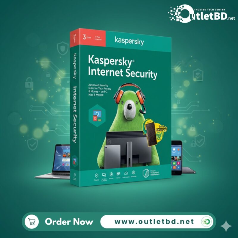 Kaspersky Internet Security Antivirus 3Device-1Year
