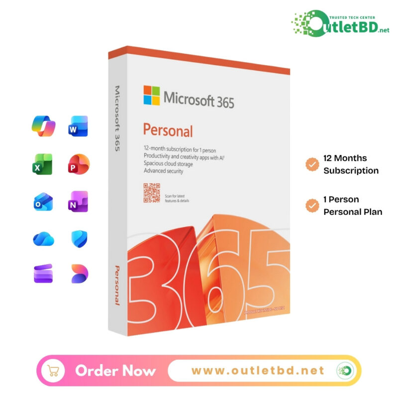 Microsoft Office 365 Personal - Genuine License Subscription Key