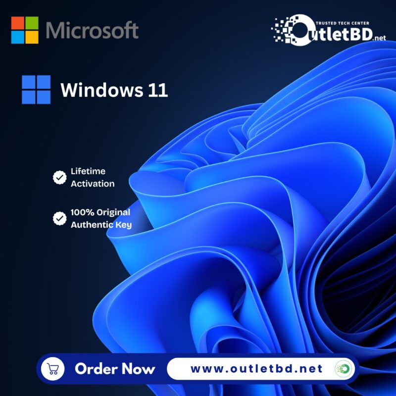 Microsoft Windows 11 Pro Official Genuine License Activation Key