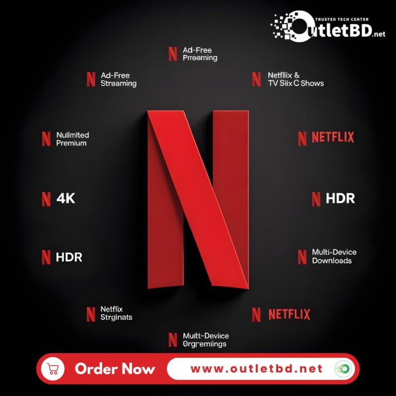 Netflix Premium 4K HDR Streaming Subscription