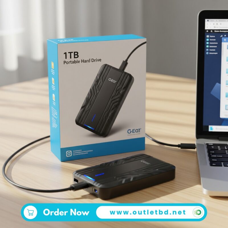 Portable Hard Drive with USB 3.1