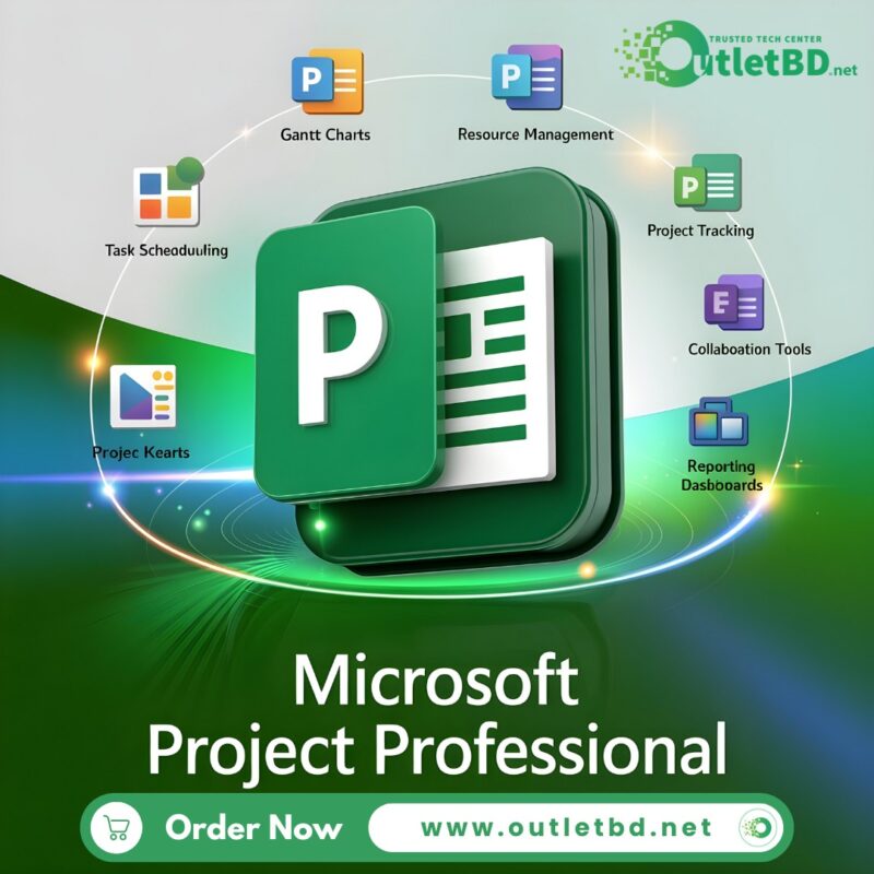 Microsoft Project Professional Official Genuine License Activation Key