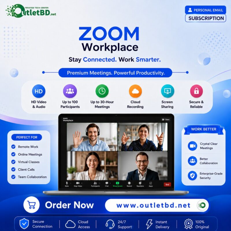 Zoom Workplace Pro Subscription for Personal Email