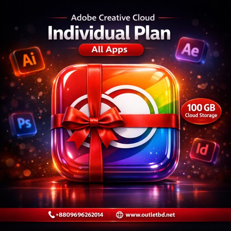 Adobe Creative Cloud Pro - All Apps Subscription for Personal Email